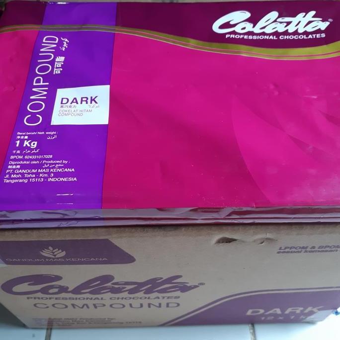 Coklat colatta dark 1kg/ dark coklat compound colatta 1kg/ colatta 1kg