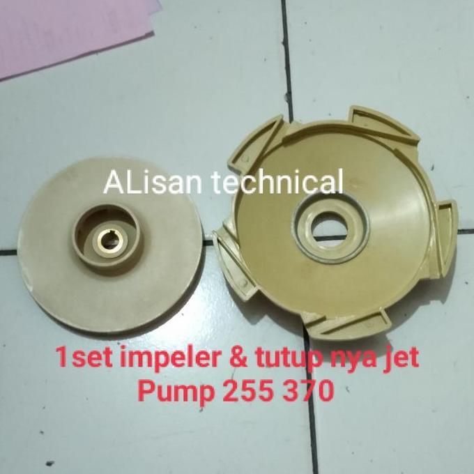 Kipas Impeler Dan Tutupnya Pompa Air Otomatis Jet Pump 255 370 High Quality