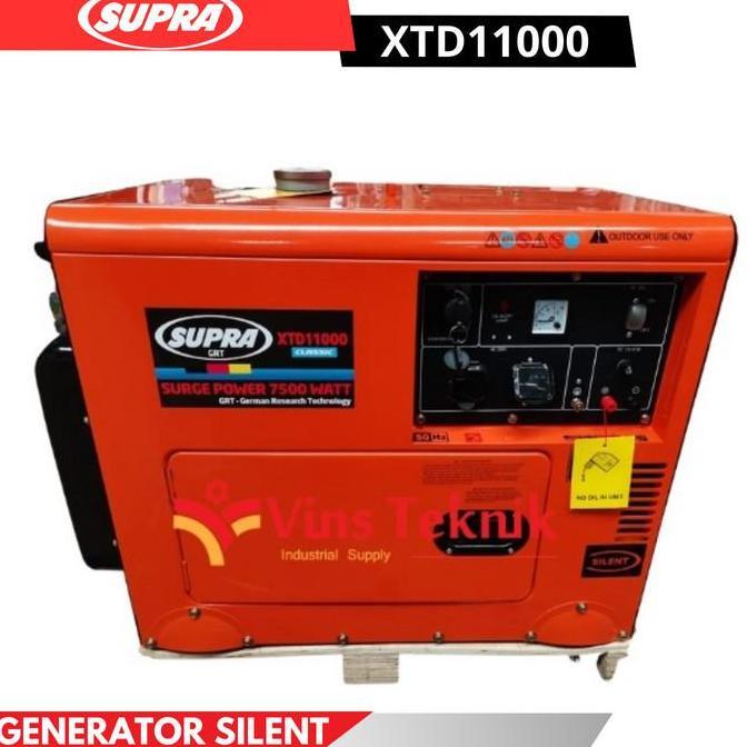 SUPRA XTD11000 Mesin Genset Silent Genset Diesel Generator 7000 Watt XTD 11000