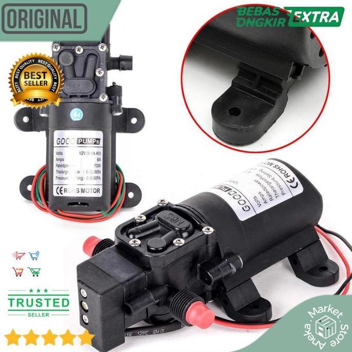 Pompa High Pressure 12V 60W / Jet Pump Mini Original Terbaik