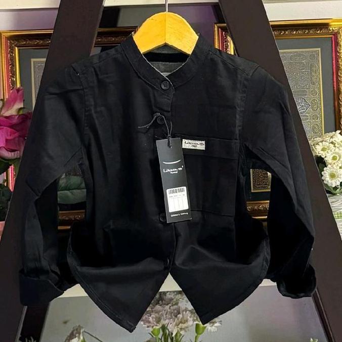 Kemko Anak Laki Laki Hitam Polos Brand Libas Original