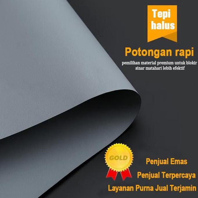 Ready Stock Roller Blind Gorden Jendela Semi Blackout 85% Dengan Rel Kepala -Tirai Jendela Gulung Un