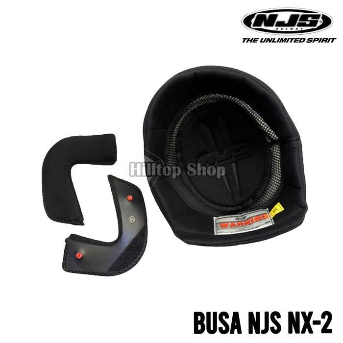 Sparepart Busa Njs Original Helm Interior Liner Pipi Crown Motorcycle Helmet Original Dan Terpercaya