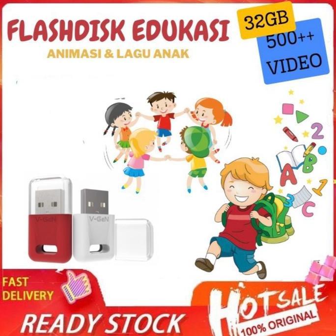 Hozon- Flashdisk 32Gb Usb Edukasi Lagu Dan Cerita Anak Muslim Terbaik Otg Storage