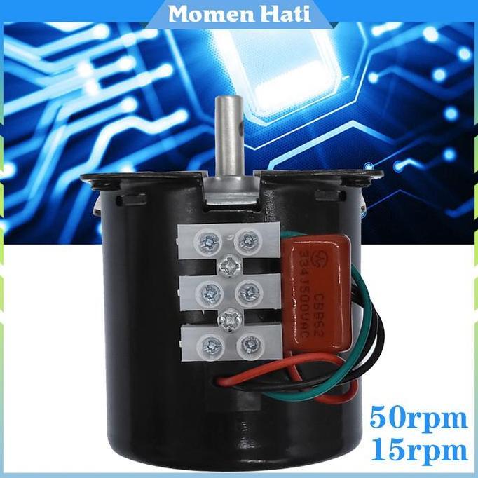 GRANTZY 14w 220v Gear Motor / Synchronous Motor / Miniature Ac Low 15rpm 50rpm