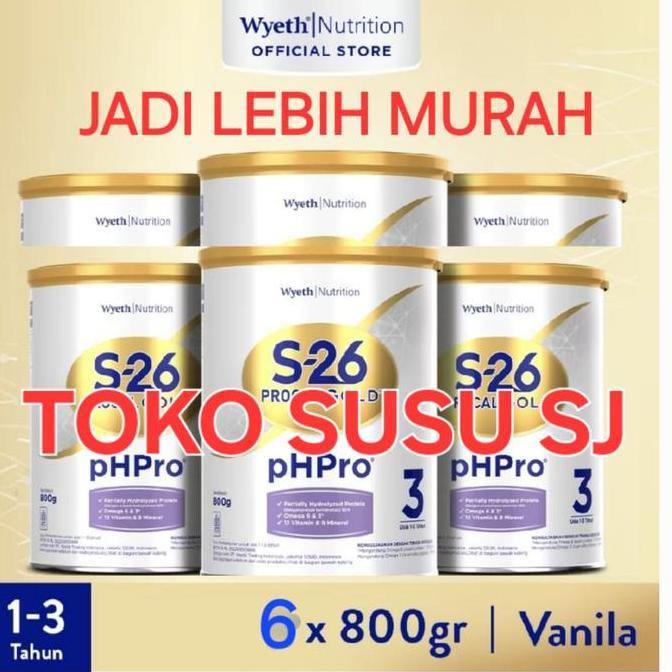 Akachan- S26 Procal Gold Phpro 3 800 Gram/800Gr/Nan Ph Pro 3 Susu