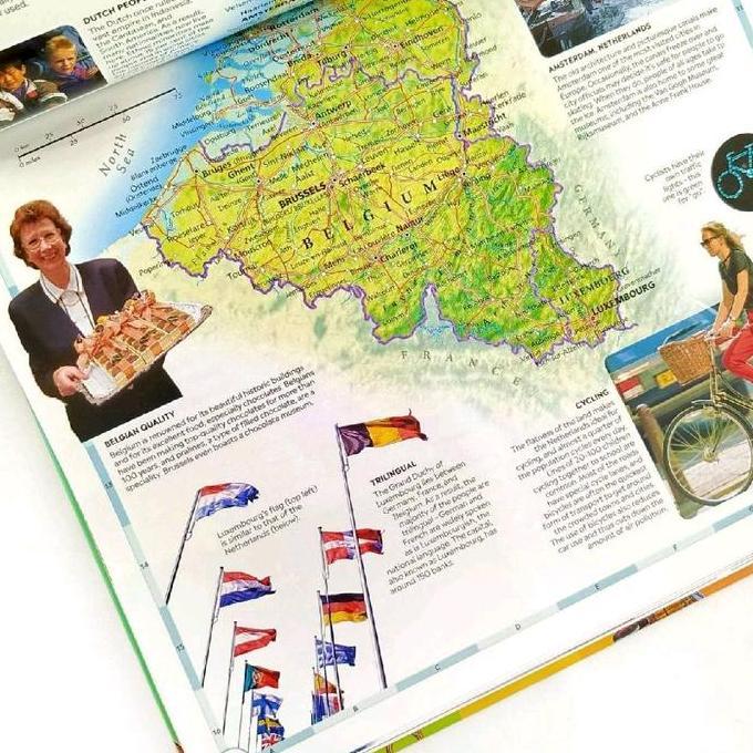 DK Children's Illustrated World Atlas Books
