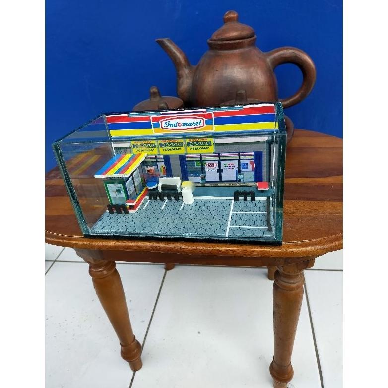 Readyy Stok akuarium tema Indo.akuarium baby chana/akuarium/akuarium cupang unik/akuarium unik