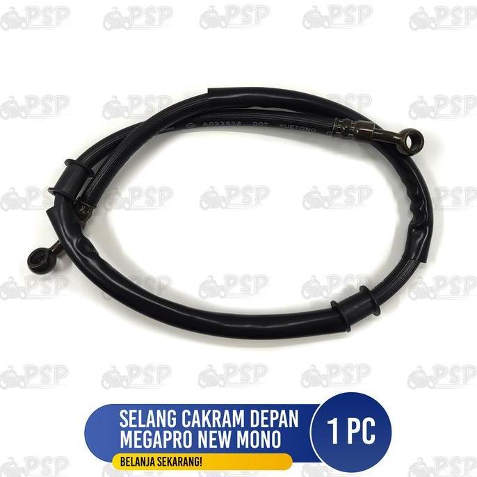 Promo Selang Cakram Depan Megapro Mono (85,5 cm) - Kabel Cable Cabel Tali Kawat Seling Rem Rim Brake