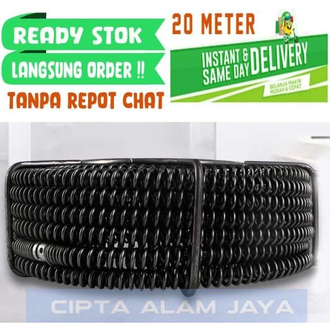 Spiral 16MM untuk Mesin Pipe Drain Cleaner - 20 Meter