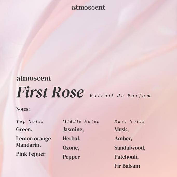 [ NEW LAUNCH ] Atmoscent Extrait De Parfum Elixire / Extrait De Parfum First Rose / Extrait De Parfu