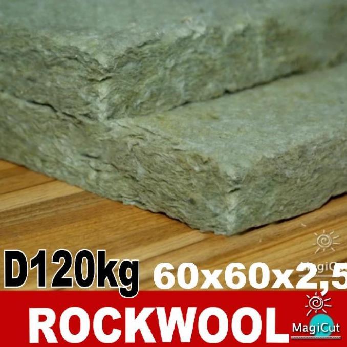 Ready Rockwool Peredam Suara D60 D80 D100 ( 60 x 60cm Tebal 2,5cm )-