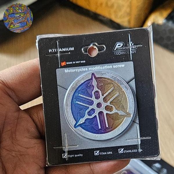emblem logo yamaha titanium nmax aerox original p.titanium vietnam