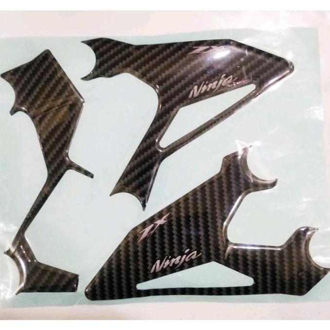 emblem foot step ninja 250 fi/ stiker timbul segitiga 250/sticker timbul Tanki motor ninja 250 di 20