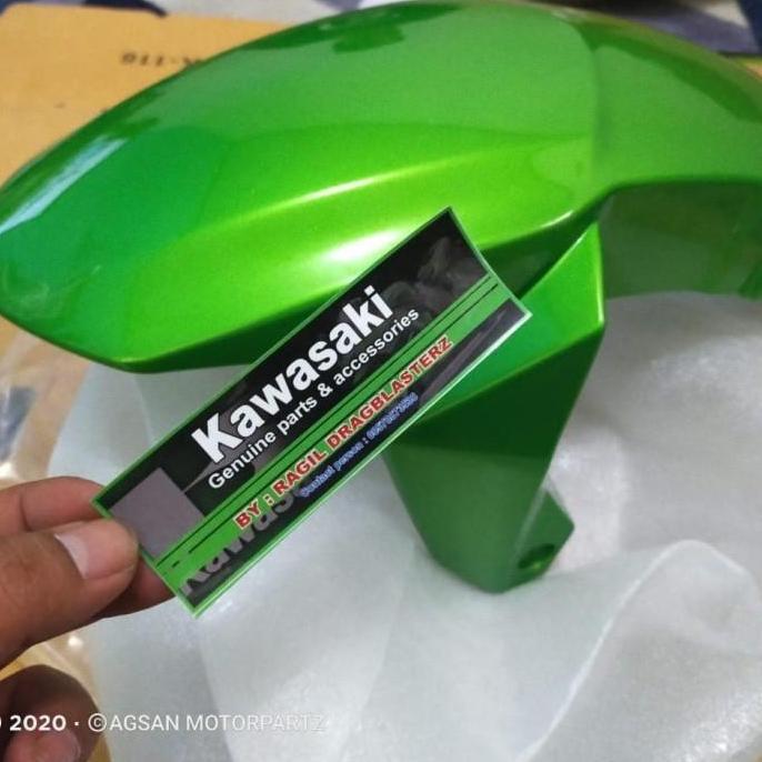 spakbor depan er6 er6n er6f hitam original kawasaki
