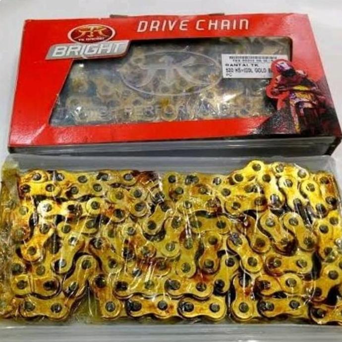 Rantai TK Racing Gold Kuning Emas 520H 520 130L 520-130L 520HS 130