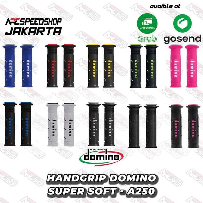 HANFAT HANDGRIP DOMINO SUPER SOFT ORIGINAL ITALY UNIVERSAL VARIAN Z900 Z800 NEW NINJA 250FI NINJA 40