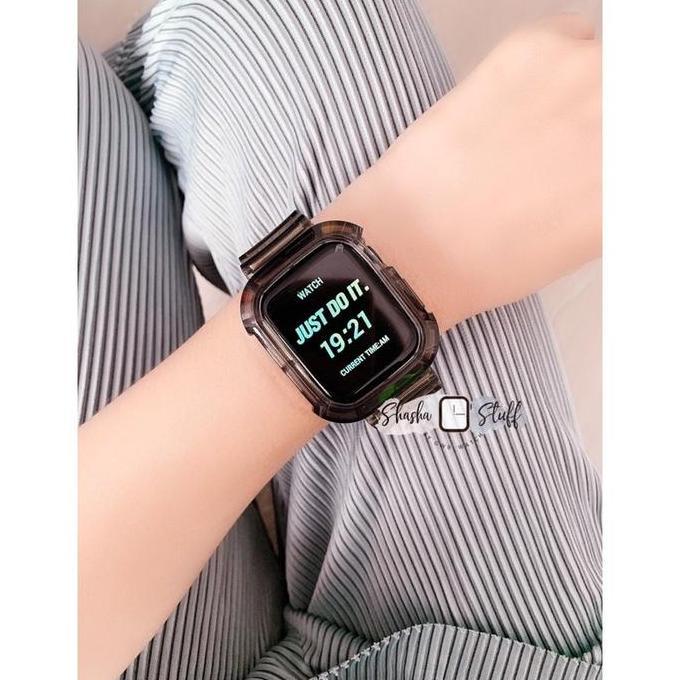 STRAP TRANSPARAN SPORT STYLE IWATCH & IWO WATCH