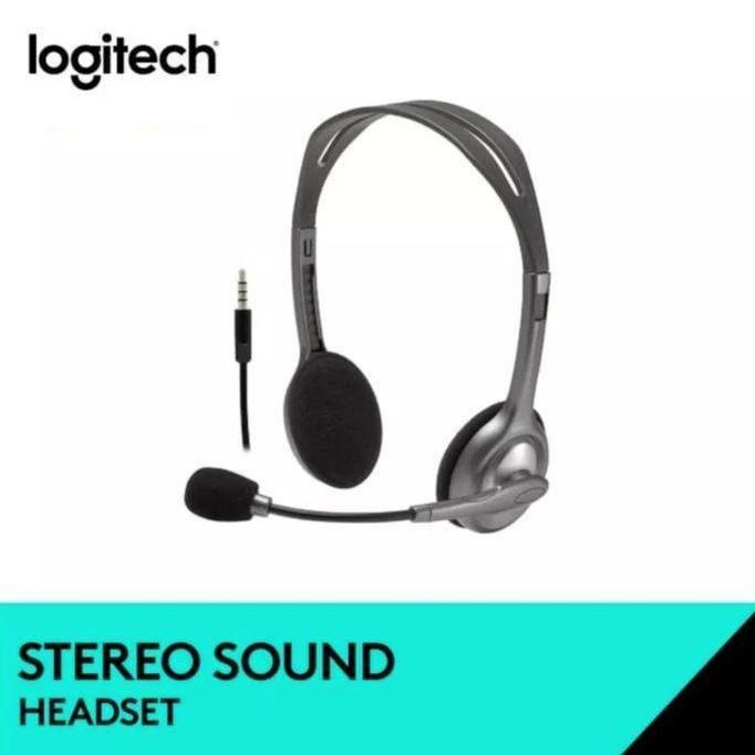 LOGITECH STEREO HEADSET H111 - H111 KONEKSI JACK AUDIO - LOGITECH H111 - H111 LOGITECH PROMO TERBATA