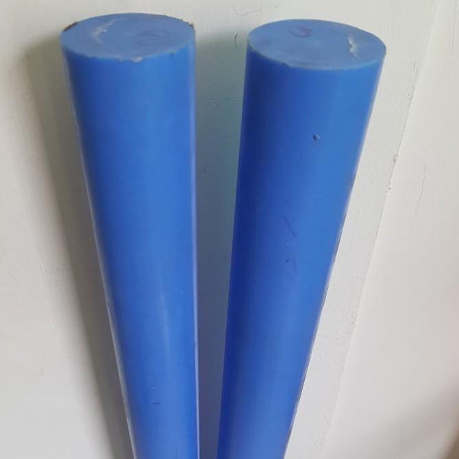 Nylon Mc Blue Batangan 50mm / Mc Blue Rod / Nylon Biru Batangan