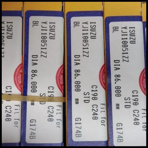 DISKON PISTON /RING SEHER ISUZU C190 4 RING YJI 10051ZZ "NPR" JAPAN