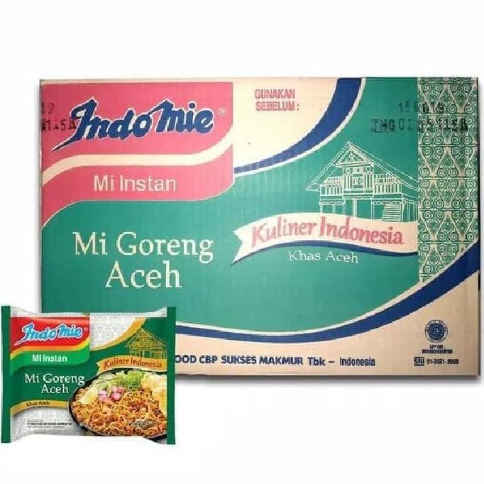 NEW INDOMIE MIE GORENG ACEH 1 DUS BEST
