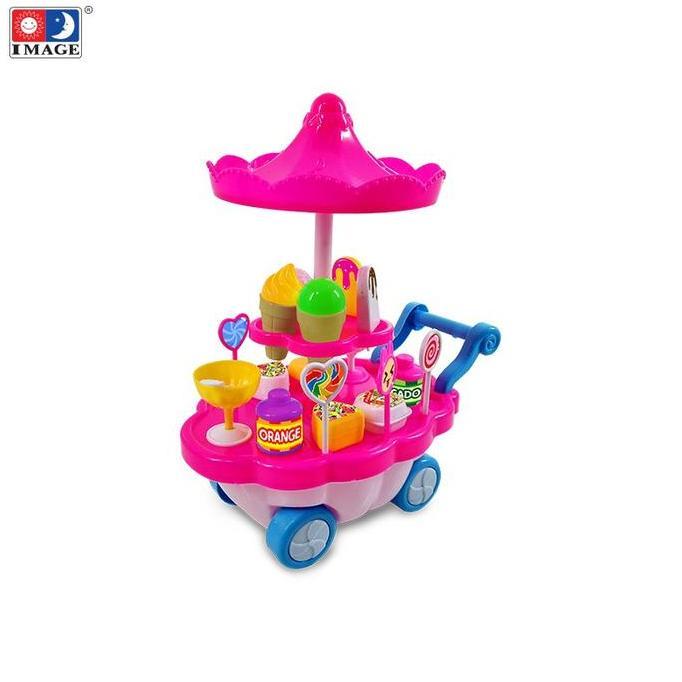 IMAGE TOYS mainan Ice Cream Play Set " L " [ Box ]