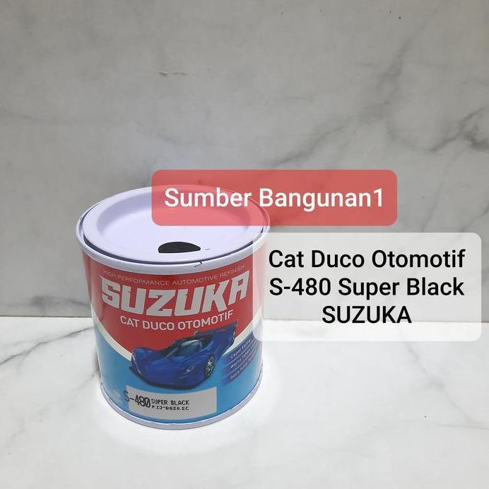 Cat Duco Suzuka super black S 480 cat besi otomotif hitam mengkilap