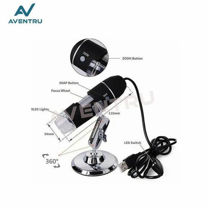 Murah Digital Microscope Endoscope 1000X Usb Mikroskop Endoskop Led