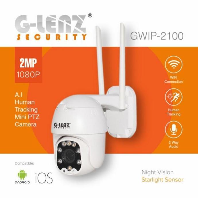 Murah Glenz Smart Ip Camera Cctv Ptz Gwip 2100 Full Hd 2Mp