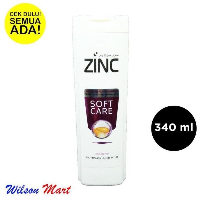 ZINC SHAMPOO SOFT CARE ALMOND 340 ML