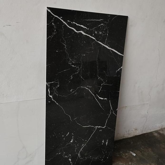 GRANIT 60X120 HITAM MARMER SALUR PUTIH / GRANIT 60X120 HITAM PREMIUM