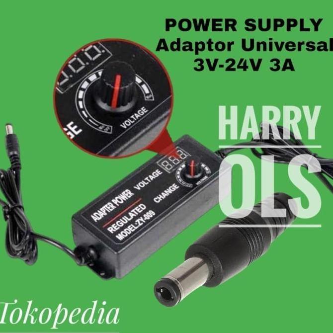 ADAPTOR UNIVERSAL 3V-24V 3A 2A 1A/ADAPTOR AC 100-220V Ke DC 3V-24V 3A