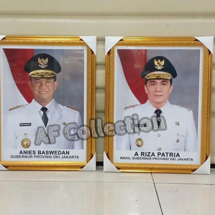Bingkai Gubernur DKI jakarta Dan Wakil Gubernur DKI Jakarta