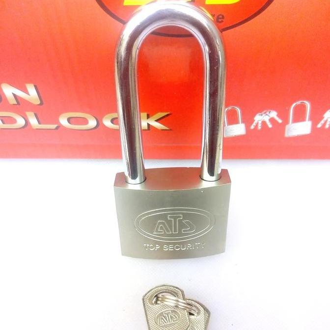 Gembok Pintu ATS 50mm Panjang / Gembok Pagar Leher Panjang