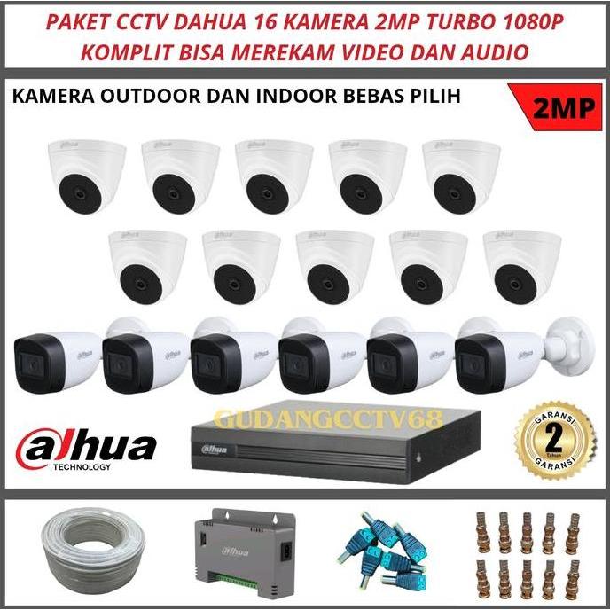 Sale Paket Cctv Dahua Dvr 16 Channel 16 Kamera Dahua 2Mp Turbo Audio Series