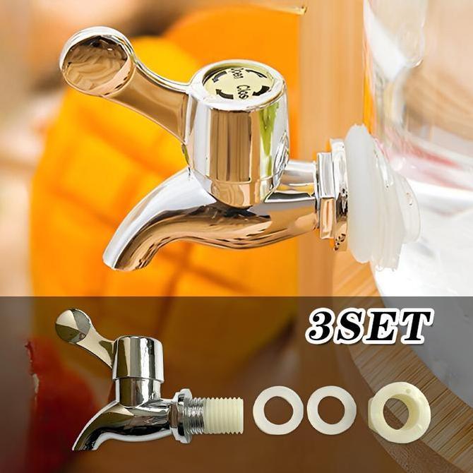 KIMDARY 3set Kran Keran Air Galon Dispenser / Keran Dispenser Kaca / Keran Pengganti Dispenser Unive