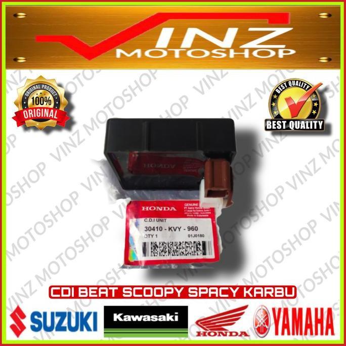 CDI MOTOR HONDA BEAT SCOOPY SPACY CARBU LAMA ECCU UNIT KVY
