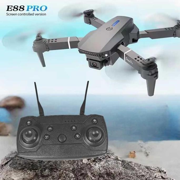 OSCHAR Drone Mini Quadcopter Dual kamera 2.4GHz - E88 Pro mainaan pesawat