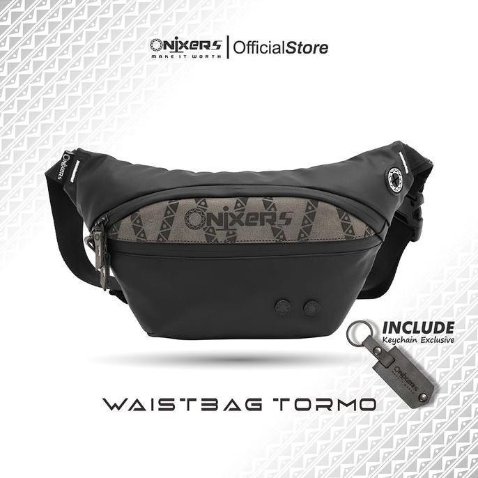 YUK CHECKOUT  Onixers TORMO Waistbag Tas Selempang Waterproof Pinggang Slingbag Pria Cowok YUK CHECK