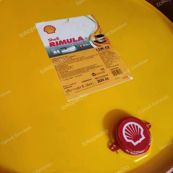 Shell Rimula R4X Repack dari drum