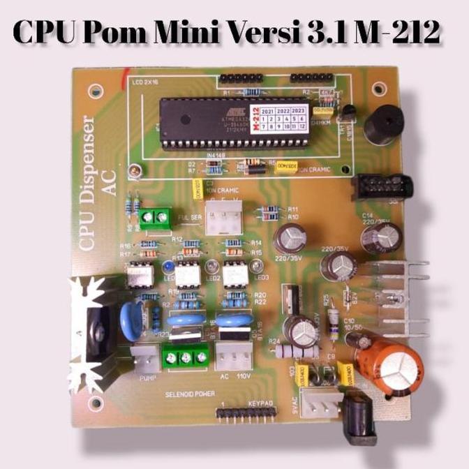 CPU Pom Mini AC Atmega 32 Versi V.3.1 (Fitur Edit Nama, Ganti