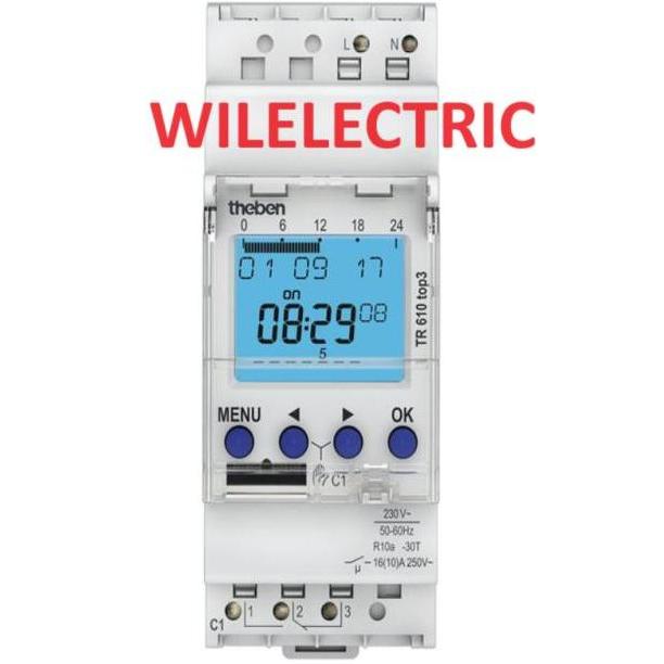 Murah Theben Timer Digital Tr610 Tr 610 Top 3 Top3 Original