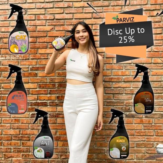 ANTI SEMUT MOBIL RUMAH RACUN PENGUSIR SEMUT ALAMI SPRAY PARVIZ