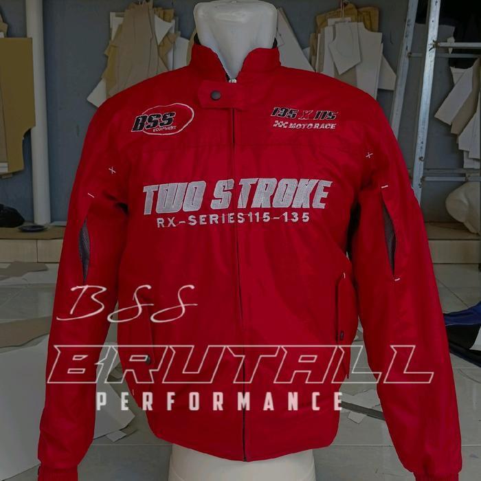 Jaket Brutall Two Stroke Voll 4 Santai Daiyli Jaket 2Tak Rx King Tracktop Winongo Bordir Pria Bomber