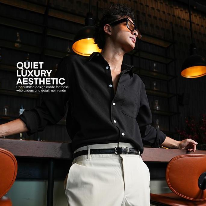 Fuku- Twill Texture Shirt Signore