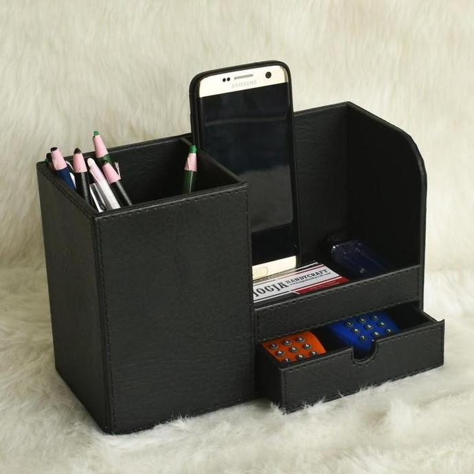 Pen Holder Tempat Pena & Alat Tulis Kantor - Desktop Stationery  Meja Rak