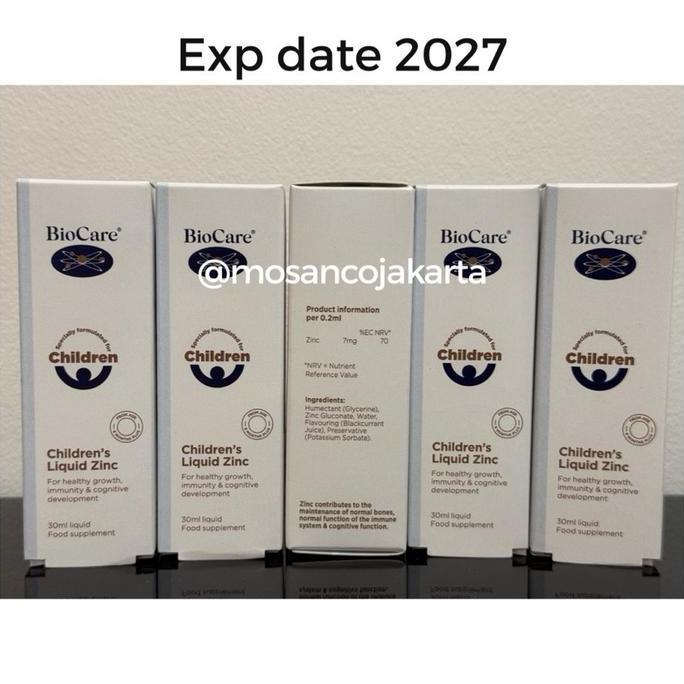 Kenk- Ready Stock Biocare Nutrisorb Zinc 30Ml