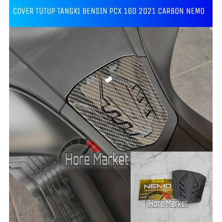 Tutup Bensin Pcx 160 2021 Carbon Nemo Cover Tangki Bensin Pcx 160