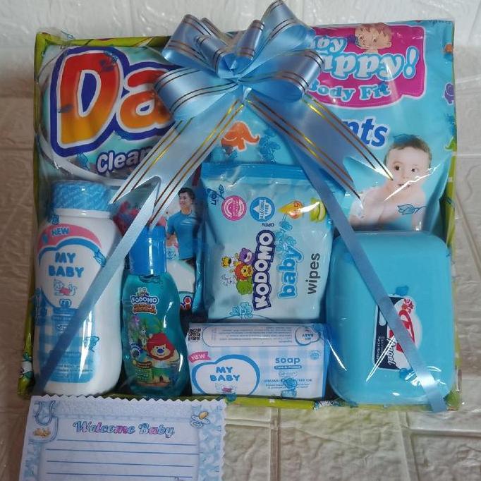Parsel peralatan mandi bayi baru lahir , kado bayi baru lahir , hampers bayi baru lahir , baju bayi 